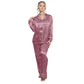 Satin Pajama Sets  - Rose Pink