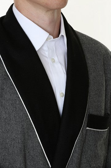 Grey smoking jacket hotsell