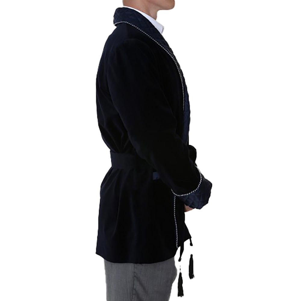 Louis Vuitton Velvet Smoking Jacket - Blue Outerwear, Clothing - LOU156789