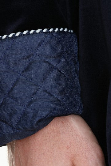Louis Vuitton Velvet Smoking Jacket - Blue Outerwear, Clothing - LOU156789